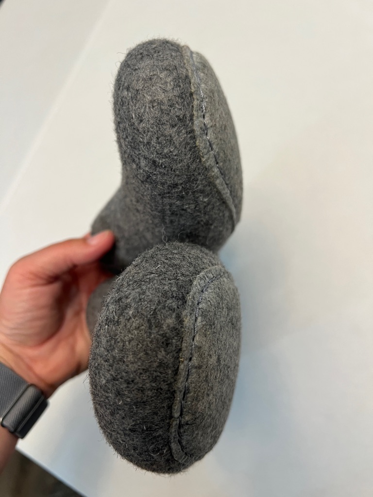 Kyrgies Boiled Wool Gray Slippers Womens Size 39= 8.5/9 — image 8 of 8